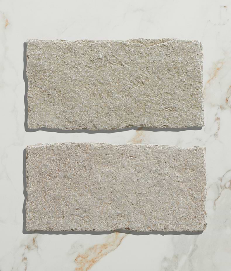 Trusloe Limestone Cobble Seasoned Finish
