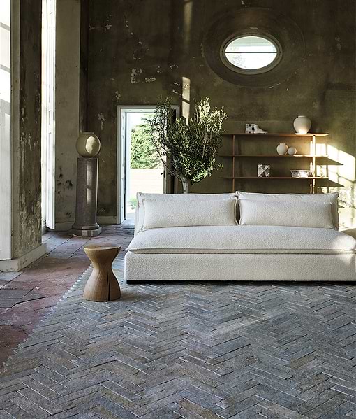 Trusloe Limestone Parquet Seasoned