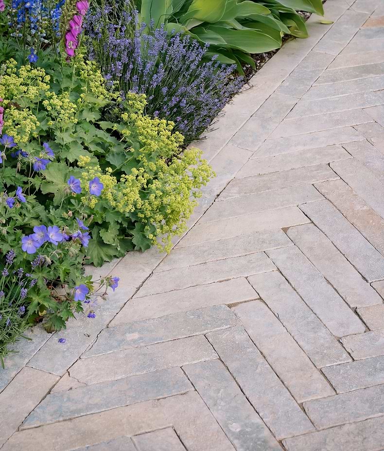 Trusloe Limestone Parquet Seasoned