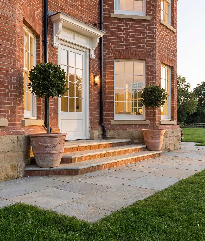 Trusloe Limestone Seasoned Bullnose Coping