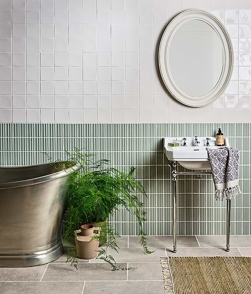 Tunstall Ceramic Square Deep White