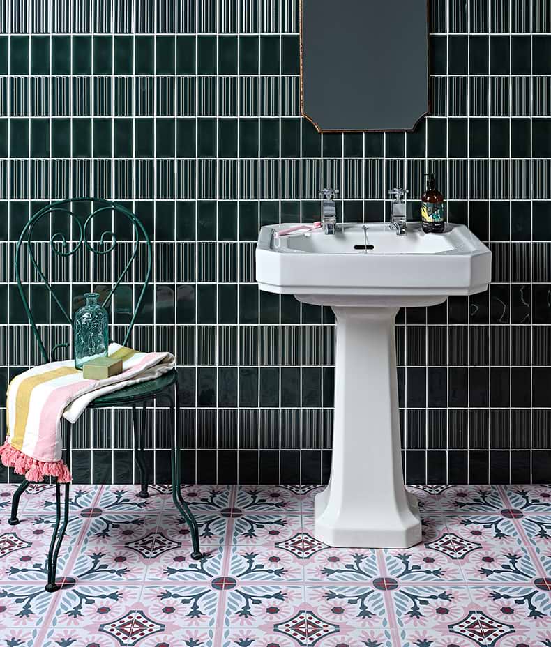 Tunstall Ceramic Brick Royal Green