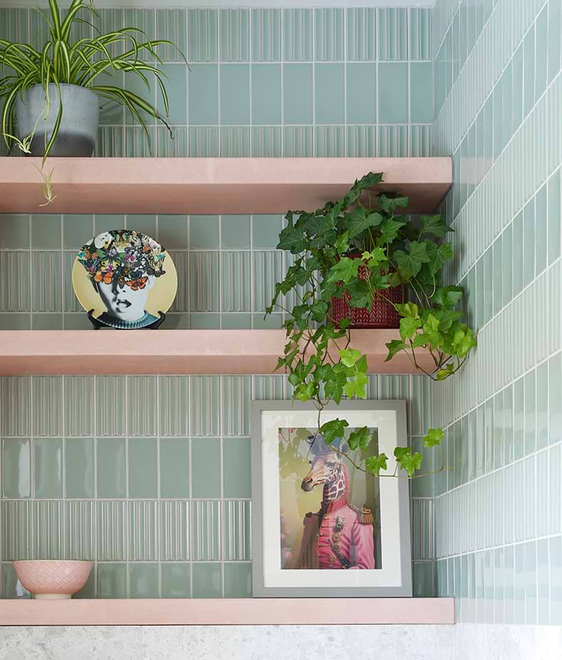 Tunstall Ceramic Fluted Brick Fern