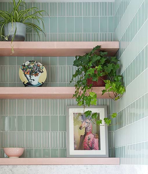 Tunstall Ceramic Fluted Brick Fern