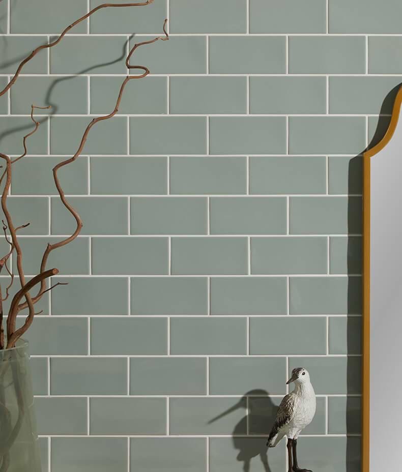 Tunstall Ceramic Brick Fern