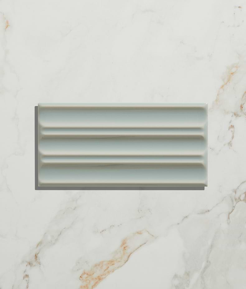 Tunstall Ceramic Fluted Brick Fern small image