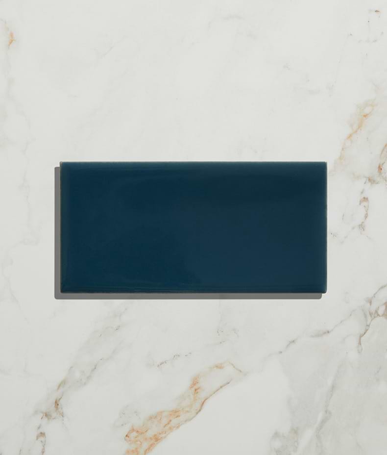 Tunstall Ceramic Brick Peacock Blue