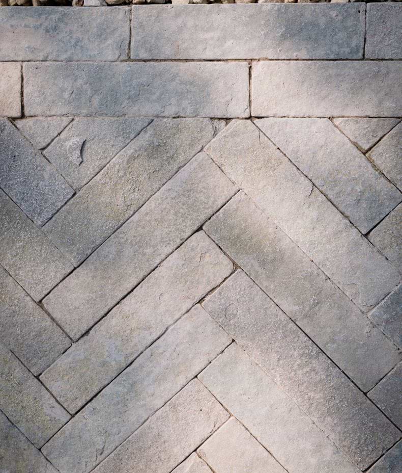 Trusloe Limestone Parquet Seasoned
