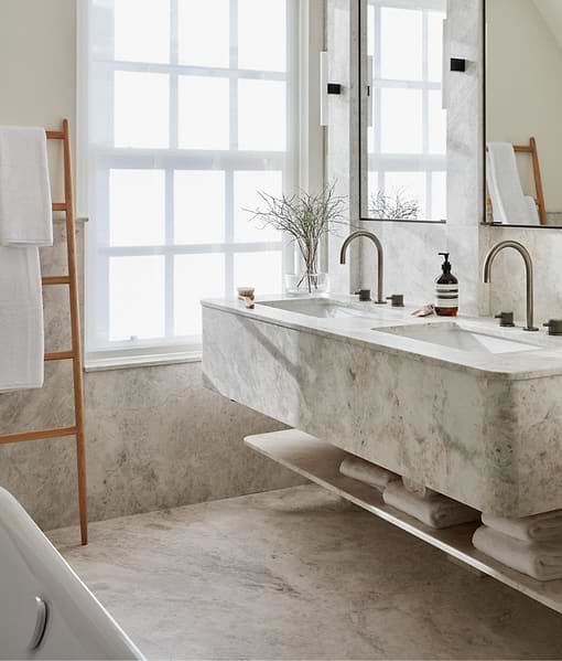 Taj Mahal Marble Honed Finish