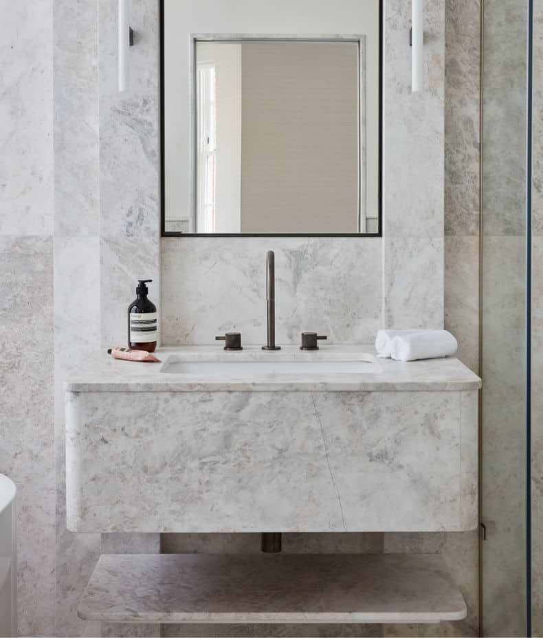 Taj Mahal Marble Honed Finish