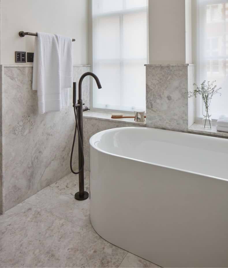 Taj Mahal Marble Honed Finish