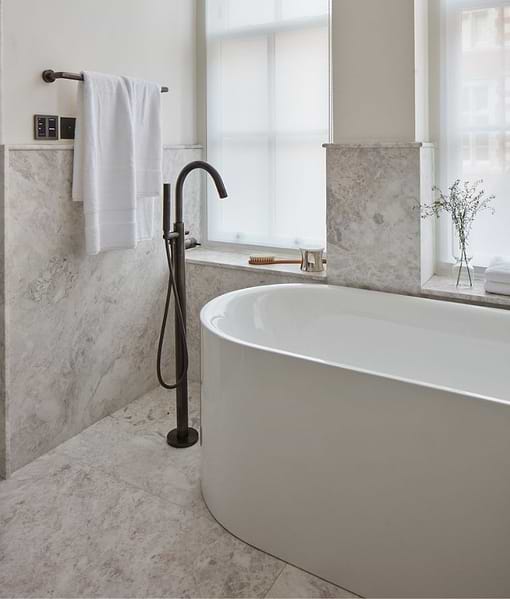 Taj Mahal Marble Honed Finish