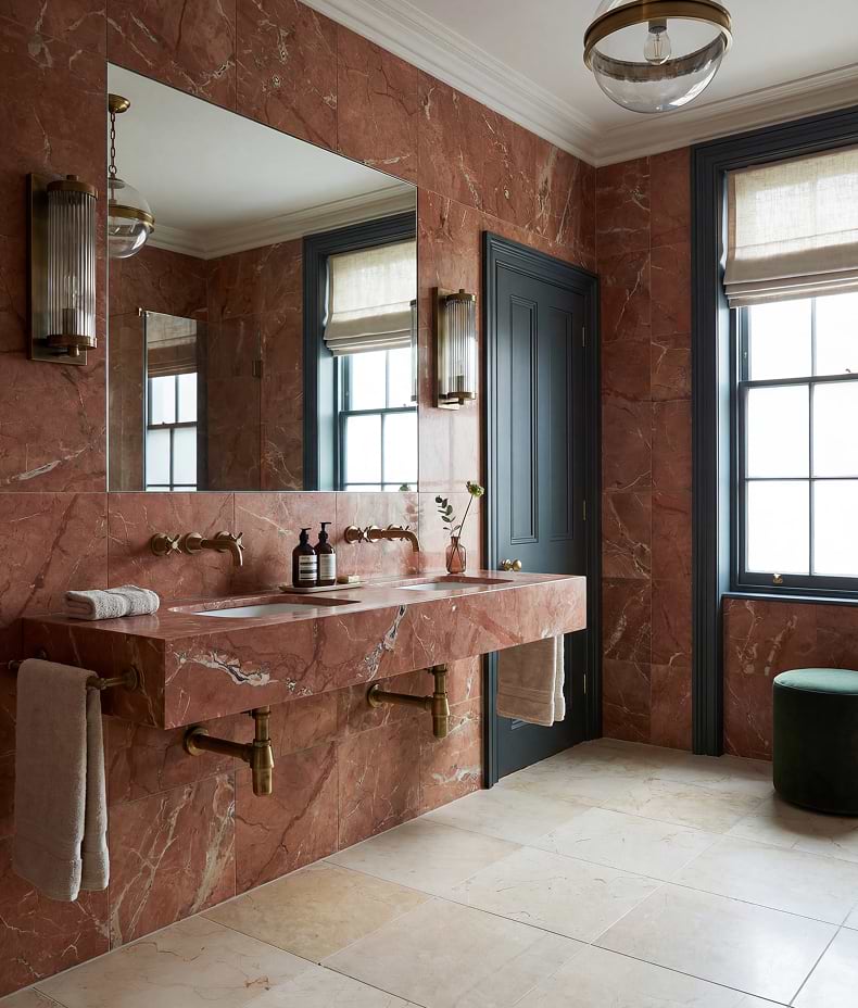 Versailles Rouge Marble Slab