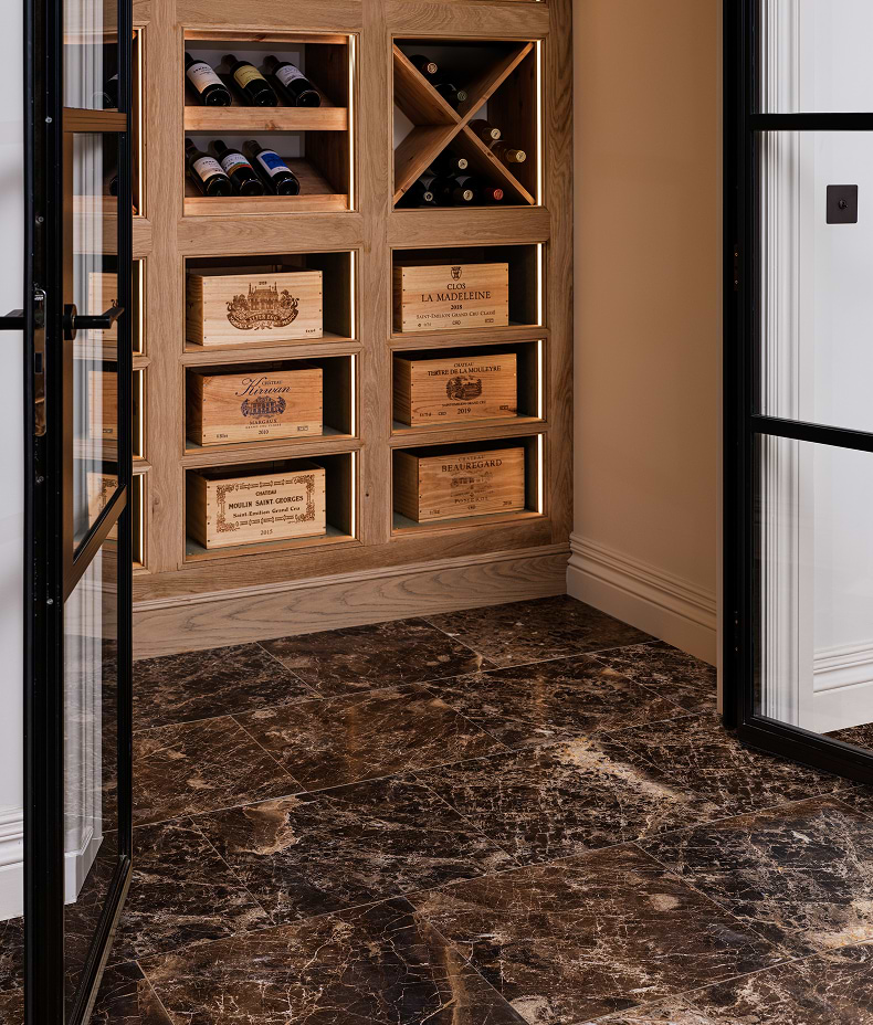 Versailles Marble Marron Honed