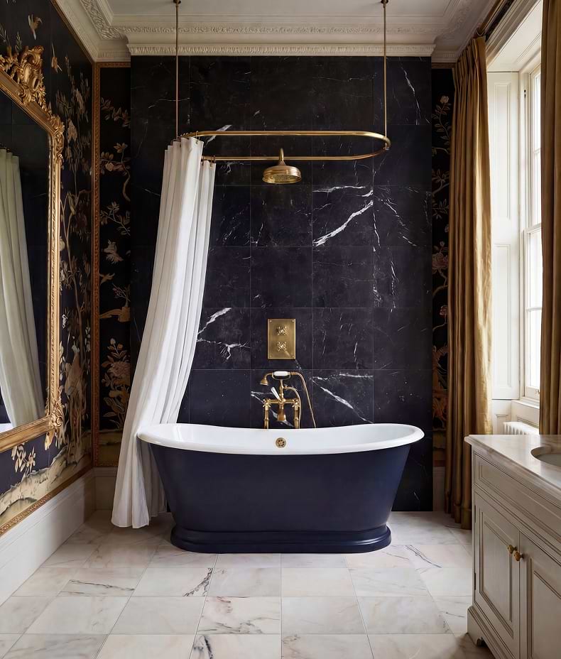 Versailles Marble Noir Honed