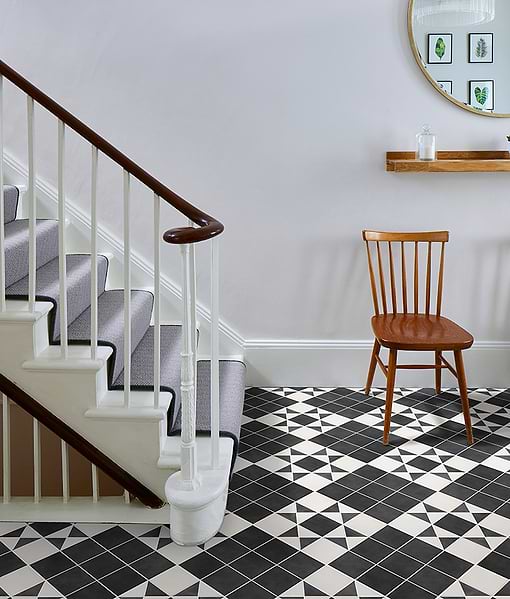 Victorian Style™ Porcelain Finchley Pattern Cotton White