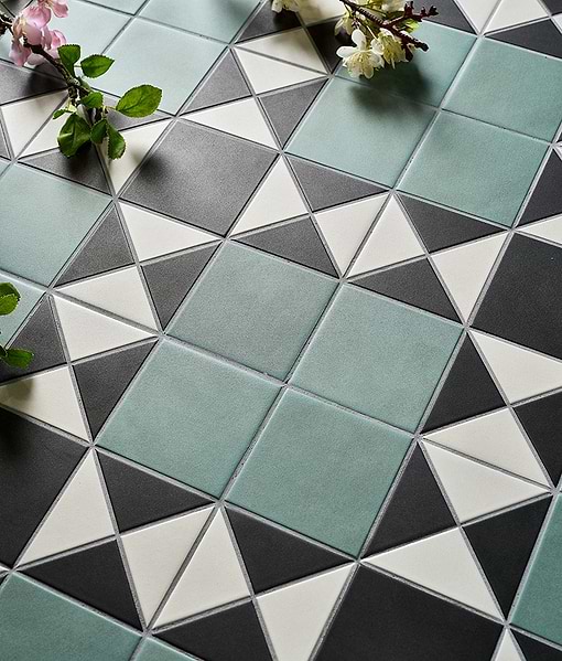 Victorian Style™ Porcelain Finchley Pattern Forest Green