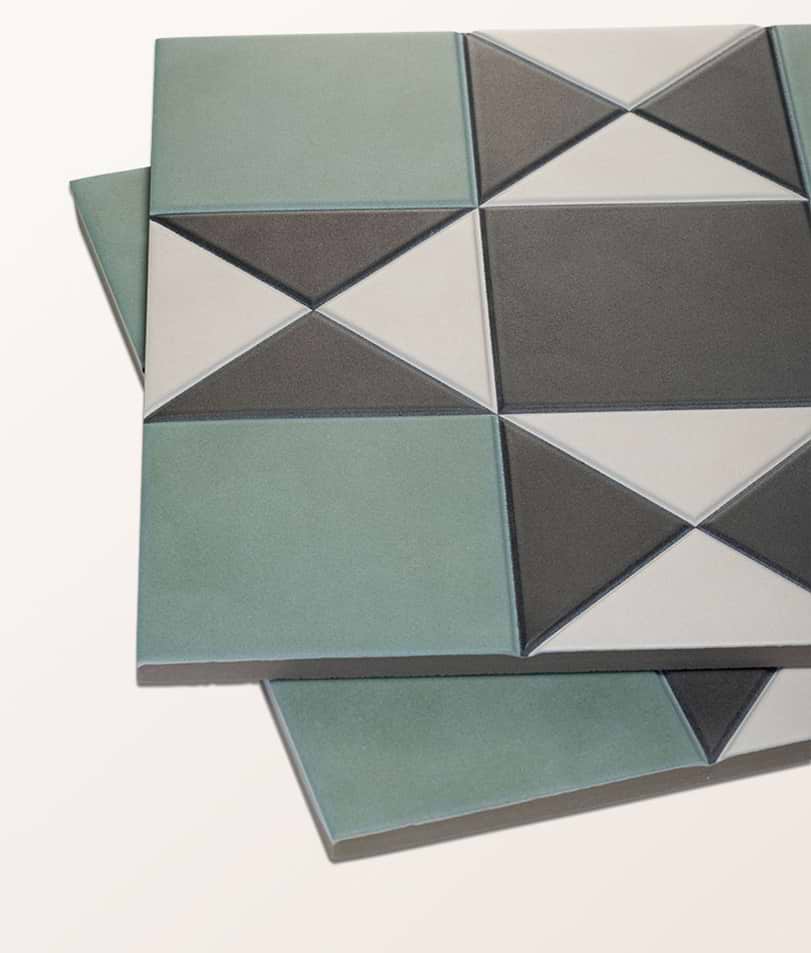 Victorian Style™ Porcelain Finchley Pattern Forest Green