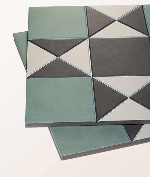 Victorian Style™ Porcelain Finchley Pattern Forest Green