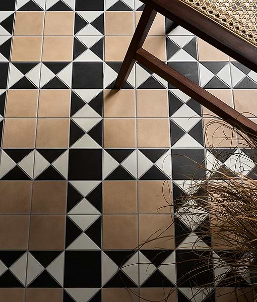 Victorian Style™ Porcelain Finchley Pattern Sandstone