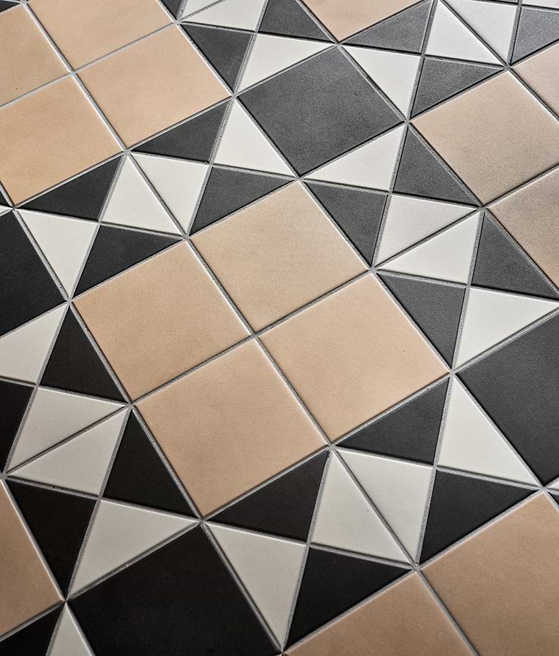 Victorian Style™ Porcelain Finchley Pattern Sandstone