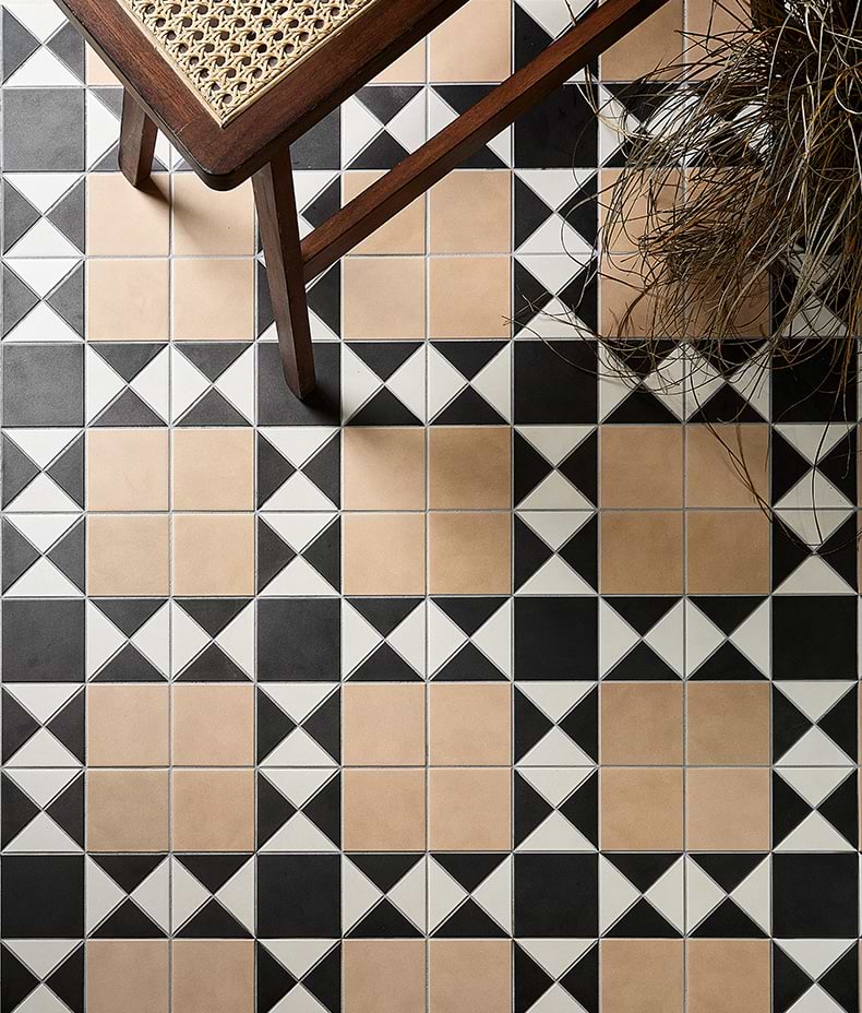 Victorian Style™ Porcelain Finchley Pattern Sandstone
