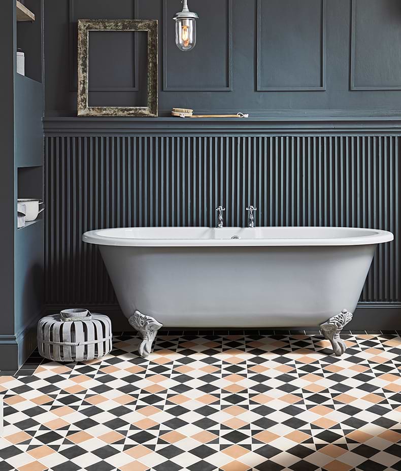 Victorian Style™ Porcelain Finchley Pattern Sandstone