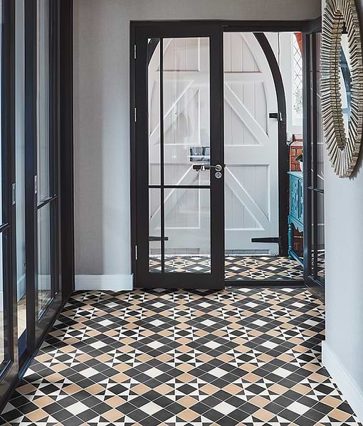 Victorian Style™ Porcelain Finchley Pattern Sandstone