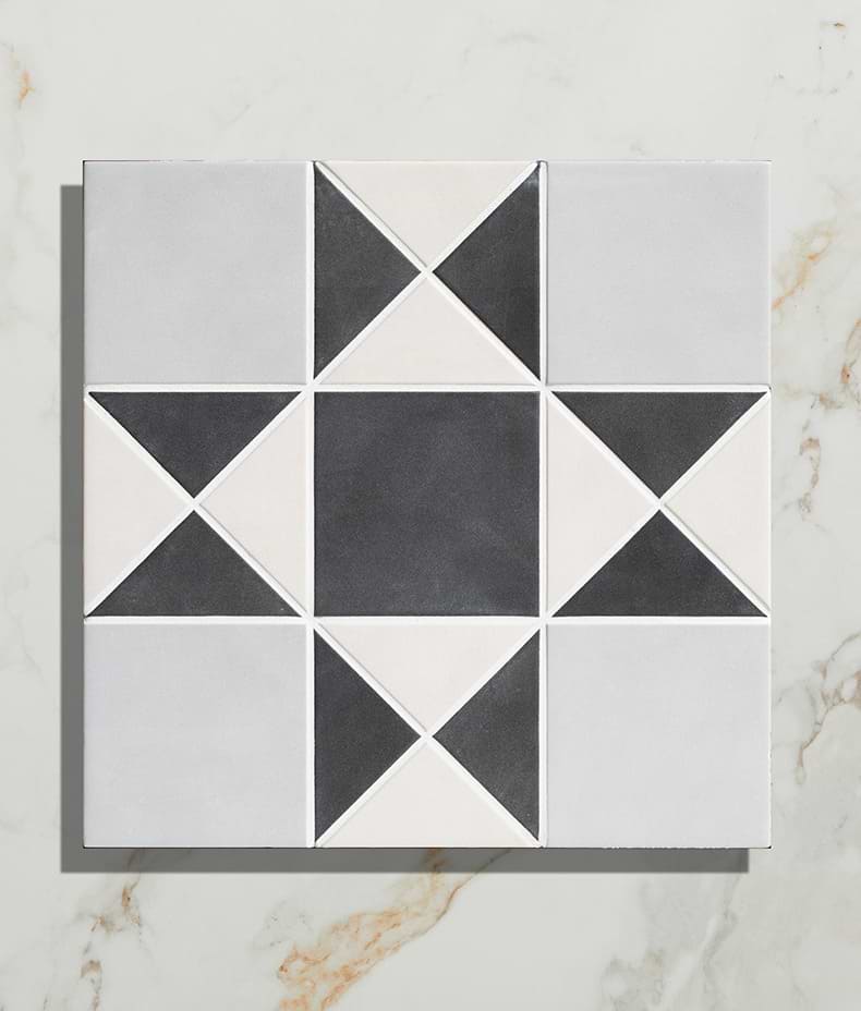 Victorian Style™ Porcelain Finchley Pattern Soft Grey