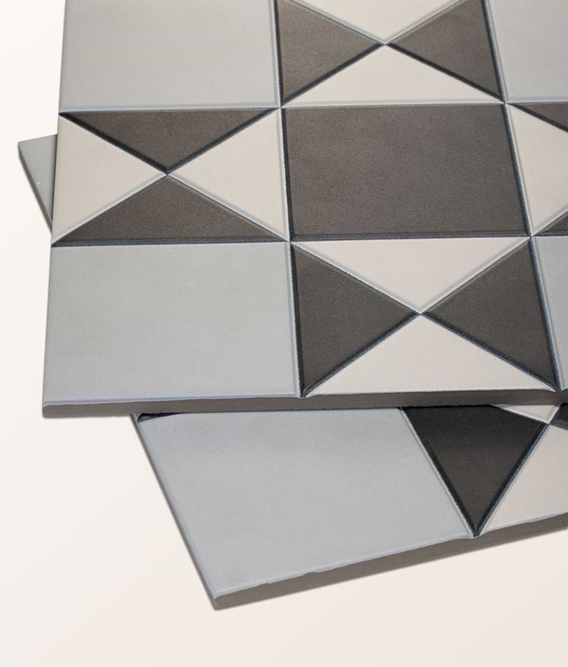 Victorian Style™ Porcelain Finchley Pattern Soft Grey