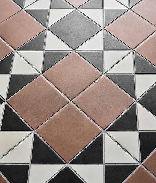 Victorian Style™ Porcelain Finchley Pattern Terracotta