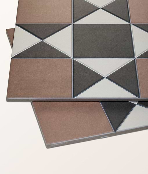 Victorian Style™ Porcelain Finchley Pattern Terracotta