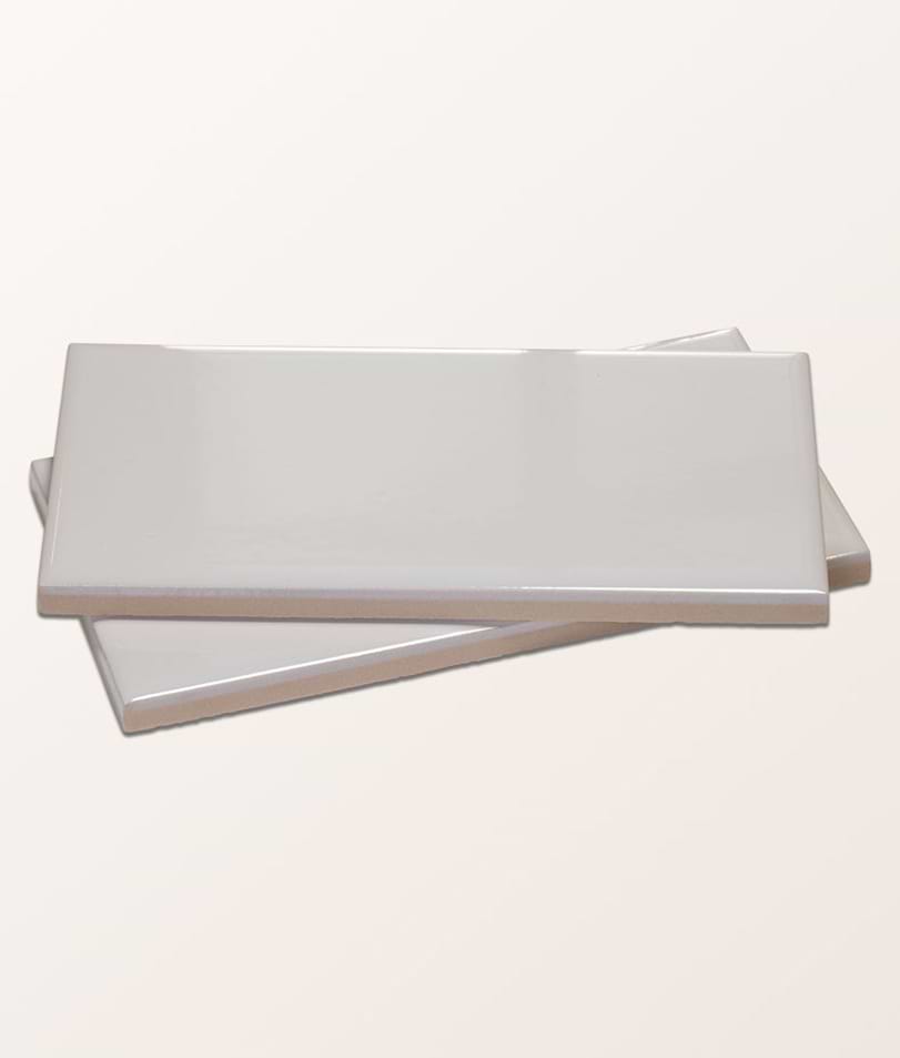 Victorian Style™ Wall Ceramic Antique White Metro Crackle Glaze