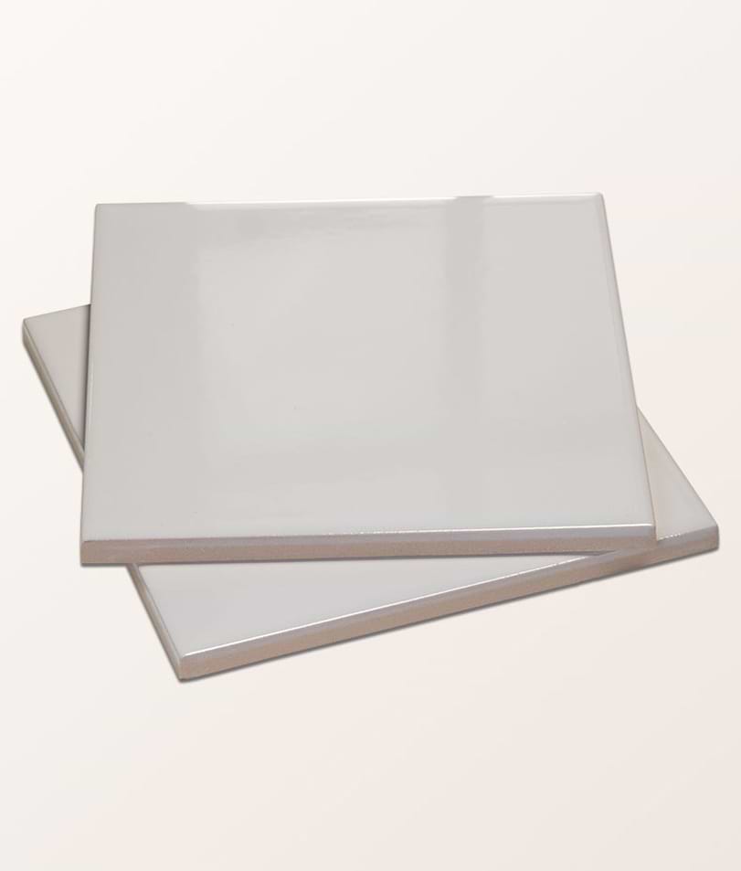 Victorian Style™ Wall Ceramic Cotton White Square