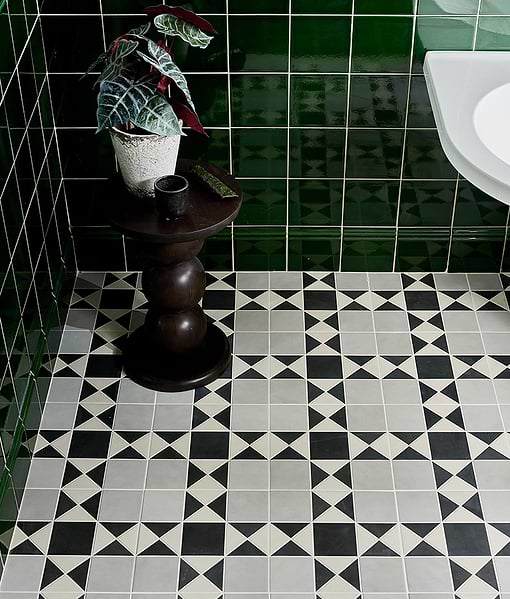 Victorian Style™ Porcelain Finchley Pattern Soft Grey