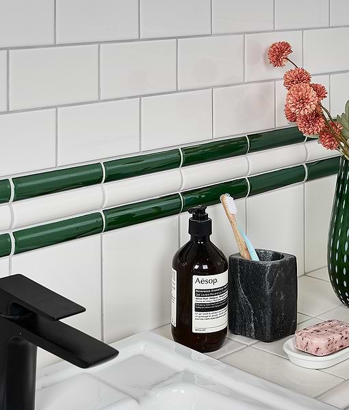 Victorian Style™ Wall Ceramic Cotton White Metro