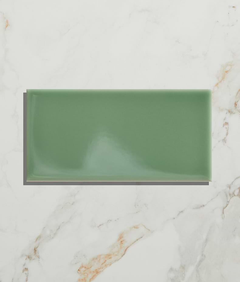 Victorian Style™ Wall Ceramic Cabbage Green Metro 