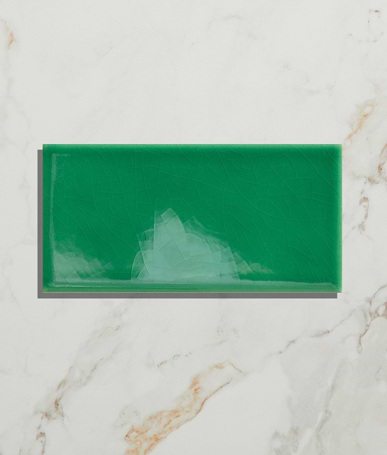 Victorian Style™ Wall Ceramic Emerald Green Metro 