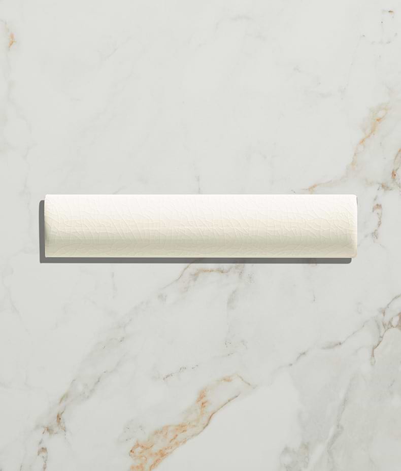 Victorian Style™ Wall Ceramic Antique White Simple Beading Crackle Glaze