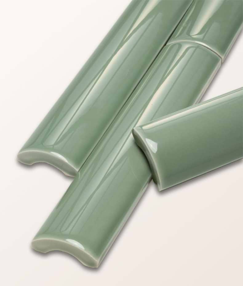 Victorian Style™ Wall Ceramic Cabbage Green Simple Beading