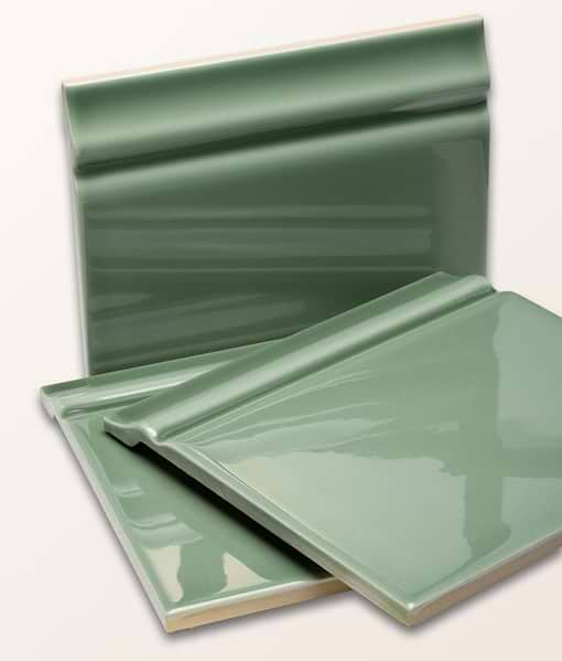 Victorian Style™ Wall Ceramic Cabbage Green Skirting