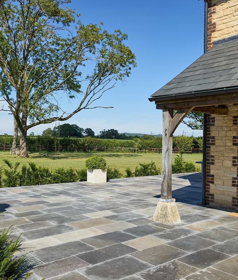 Wareham Limestone Tumbled & Etched Finish