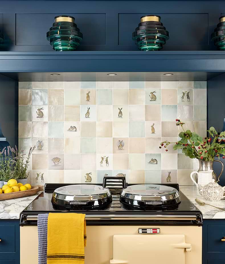 Wiltshire Hares Ceramic By Joanna May