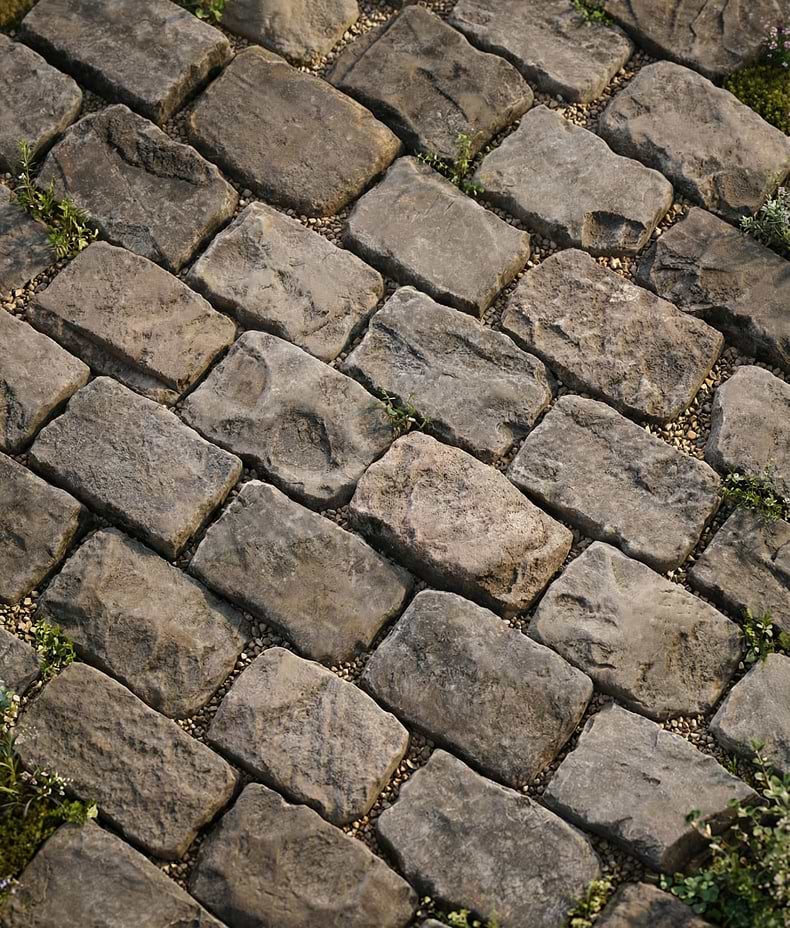 Windsor Sandstone Cobbles Reclaimed & Sawn