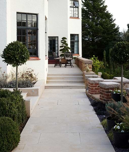 Wychwood Limestone Paving Tumbled & Etched Finish