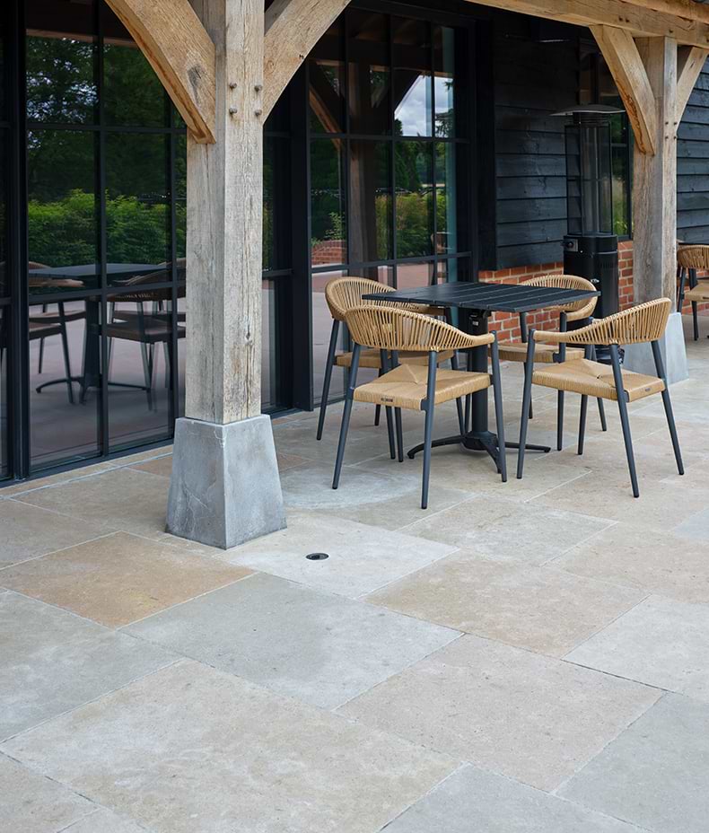 Wychwood Limestone Paving Tumbled & Etched Finish