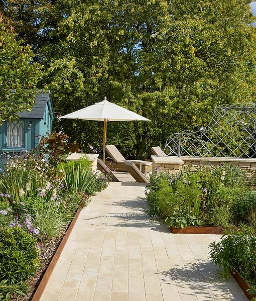Wychwood Limestone Paving Tumbled & Etched Finish