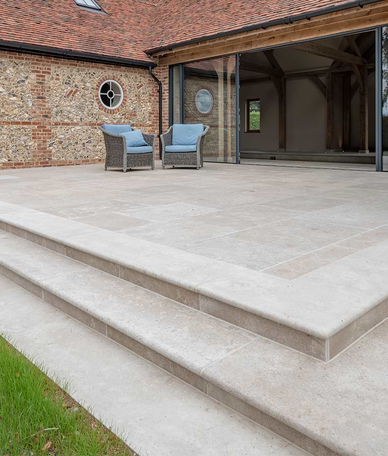 Wychwood Limestone Paving Tumbled & Etched Finish