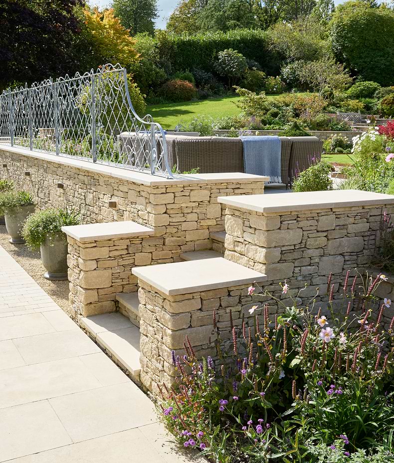 Wychwood Limestone Acid Etched Slab