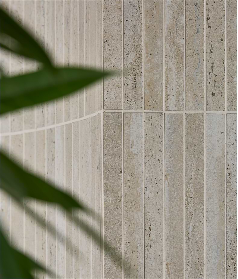 Zahara Porcelain Bamboo Mosaic